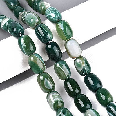 Natural Agate Beads Strands G-N356-02A-04-1