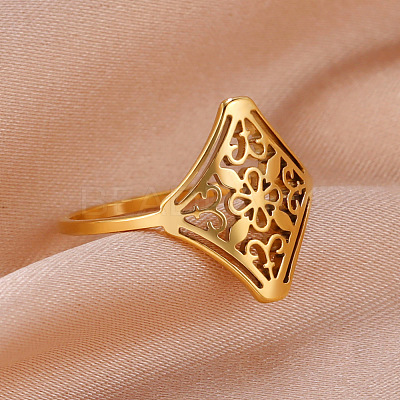 201 Stainless Steel Finger Rings FS-WG07FAA-09-1