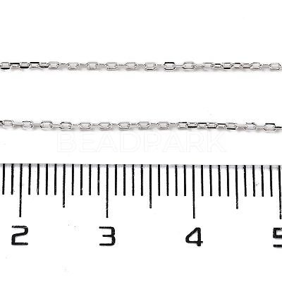 925 Sterling Silver Paperclip Chains STER-P064-04P-1