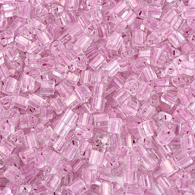 Transparent Inside Colours Glass Seed Beads SEED-T007-13C-1
