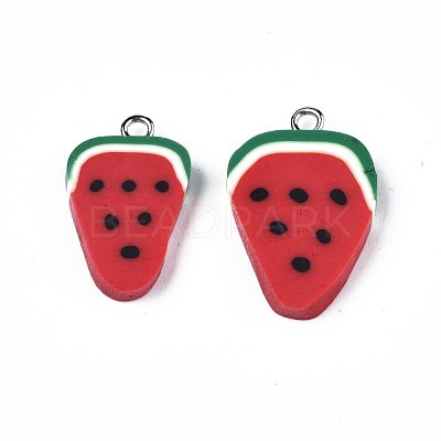 Polymer Clay Pendants X-CLAY-Q186-03-1