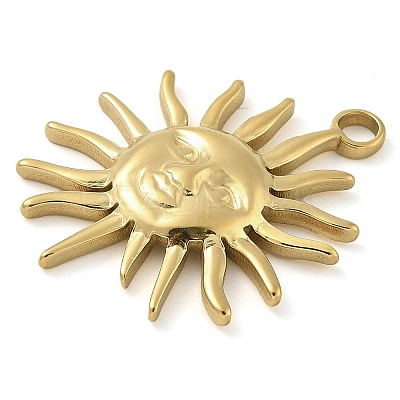 Ion Plating(IP) 304 Stainless Steel Pendants STAS-B075-10G-01-1