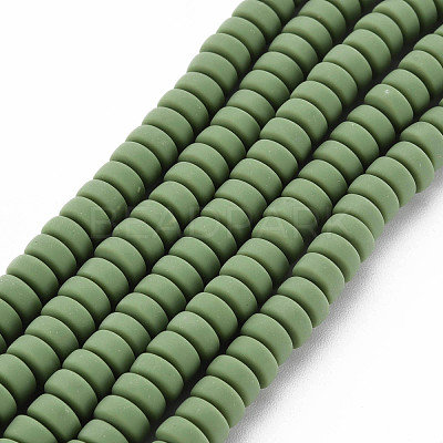 Handmade Polymer Clay Beads Strands CLAY-N008-105-1