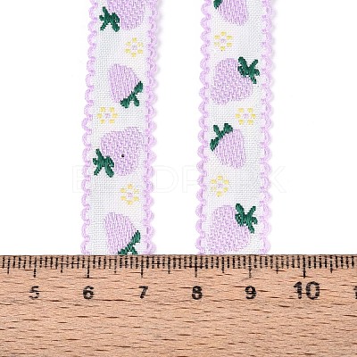 Polyester Strawberry Ribbon OCOR-T016-04D-1