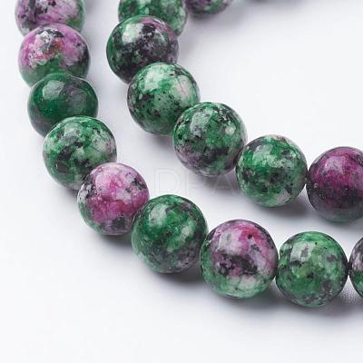 Natural Gemstone Beads Strands G-G086-8mm-1-1