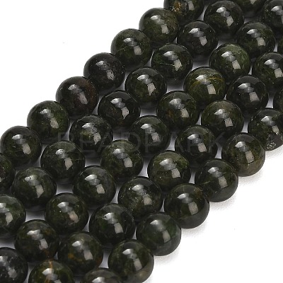 Natural Green Diopside Beads Strands GG-CBA993B-A01-10mm-1