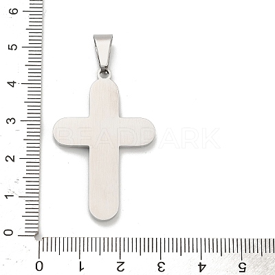 304 Stainless Steel Pendants STAS-C142-01P-1