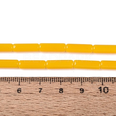 Imitation Jade Glass Beads Strands GLAA-N070-01A-B03-1