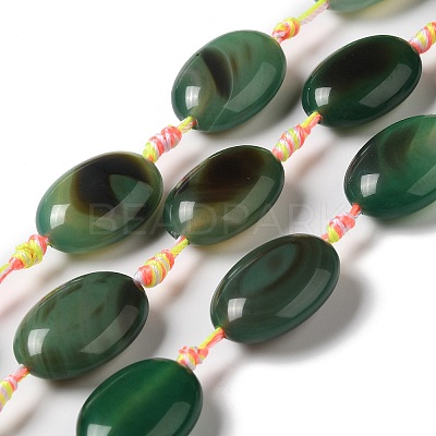 Natural Agate Beads Strands G-K334-02C-1