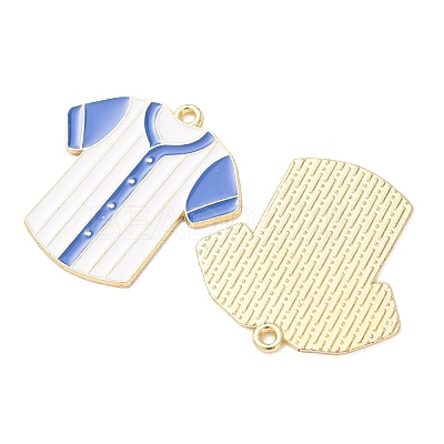 Baseball Alloy Enamel Pendants AL-CBA2679-07E-G02-1