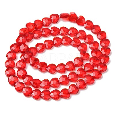 Transparent Glass Beads Strands GL-CBA7A17-03A-01-1