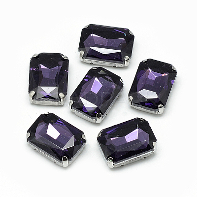 Sew on Rhinestone RGLA-T036-8x10mm-17-1