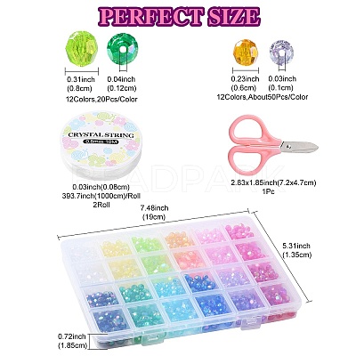 DIY Sparkling Bracelet Making Kit DIY-YW0007-84-1