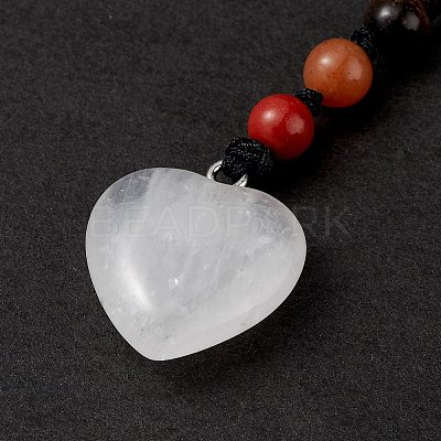 7 Chakra Gemstone Beads Keychain KEYC-F036-02E-1