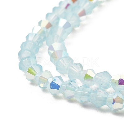 Baking Paint Glass Beads Strands DGLA-F029-J2mm-A07-1