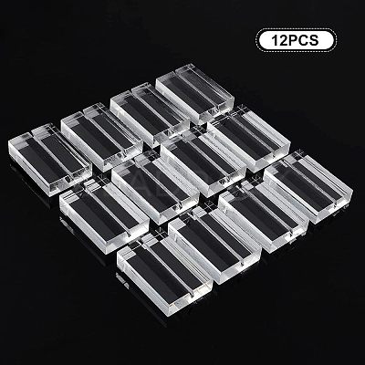 Acrylic Name Card Holder TACR-WH0001-09-1