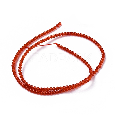 Natural Carnelian Bead Strands G-A130-3mm-K13-1