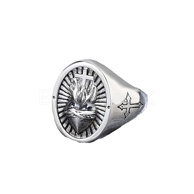 304 Stainless Steel Finger Rings FS-WGFCA3B-04-1