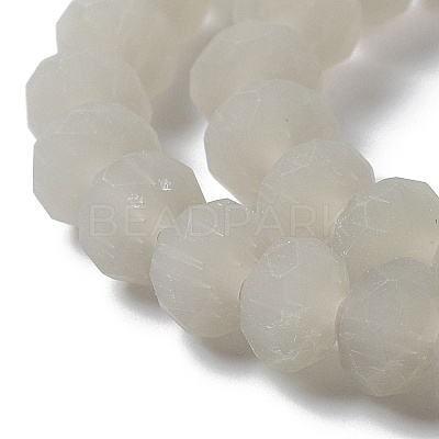 Imitation Jade Solid Color Glass Beads Strands EGLA-A034-J4mm-MD10-1