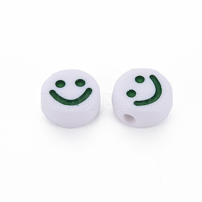 Opaque Acrylic Beads MACR-N008-55-C01-1