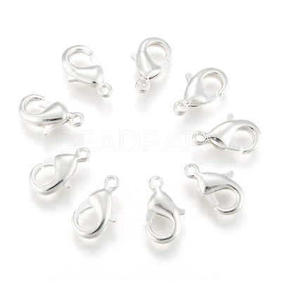 Brass Lobster Claw Clasps KK-902-S-NF-1