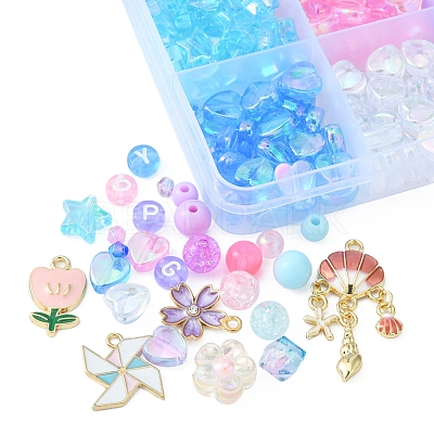 DIY Stretch Bracelet Making Kit DIY-FS0004-03-1