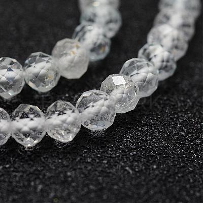 Natural Topaz Crystal Bead Strands G-G663-07-3mm-1