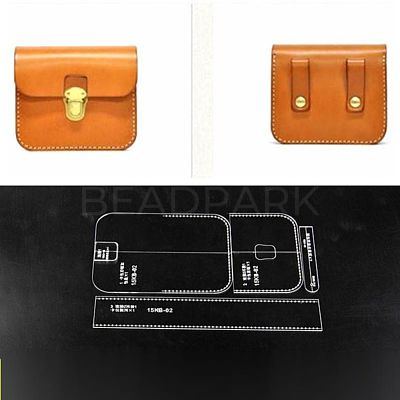 DIY Leather Waist Bag Acrylic Template TOOL-L007-05-1