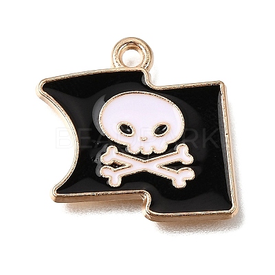 Alloy with Enamel Pendants AL-CBA9E11-03KCG-20-1