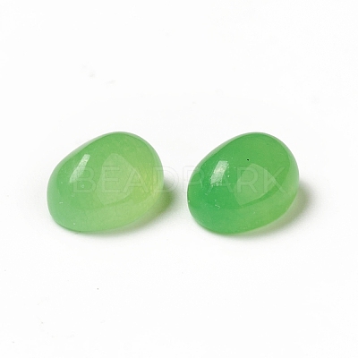 Natural Malaysia Jade Dyed Cabochons X-G-G994-A02-02-1