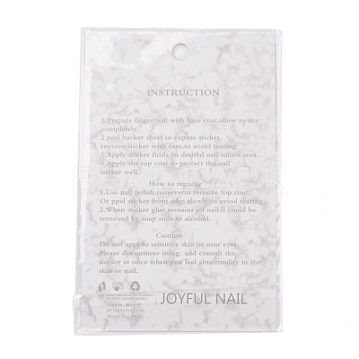 Nail Art Stickers Decals MRMJ-R090-72-M-1