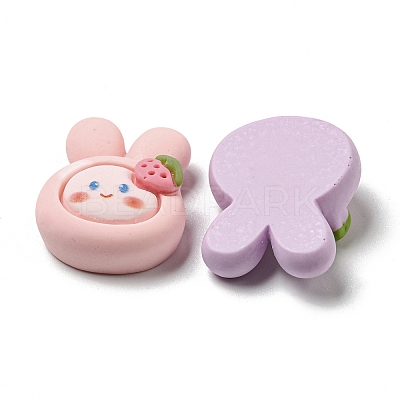 Opaque Resin Decoden Cabochons RESI-F052-A03-1