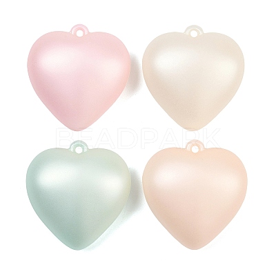 Pearlized Acrylic Pendants OACR-B036-16-1