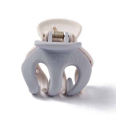 Two Tone Plastic Claw Hair Clips PHAR-F015-01B-1