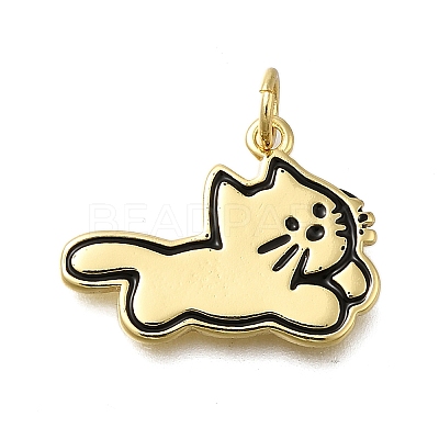Rack Plating Brass Pendants KK-V002-16G-1