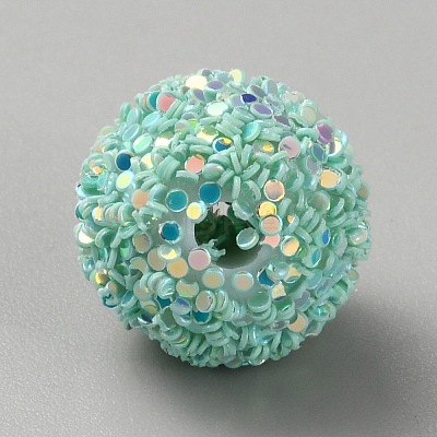 Opaque Acrylic Beads MACR-WH0010-12K-1
