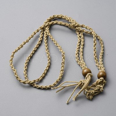 Braided Cotton Thread Cords Macrame Pouch Necklace Making FIND-WH0032-56B-02-1