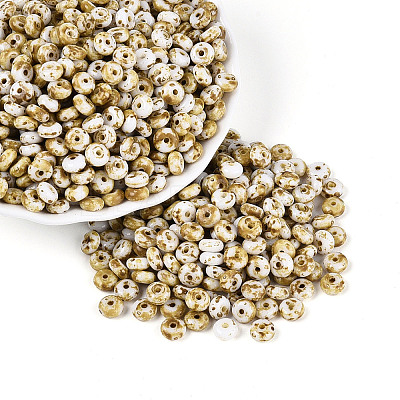 Picasso Glass Seed Beads SEED-N010-01A-1