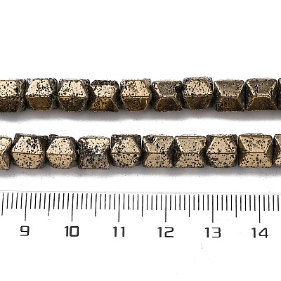 Electroplated Natural Lava Rock Beads Strands G-A256-D01-01D-1