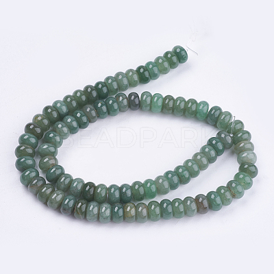 Natural Green Aventurine Stone Beads Strands X-G-S105-8mm-1