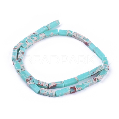 Synthetic Imperial Jasper Beads Strands X-G-E508-02G-1