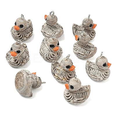 Halloween Opaque Resin Pendants RESI-K203-15-1
