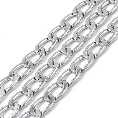 Oval Oxidation Aluminum Curb Chains CHA-K003-08P-1