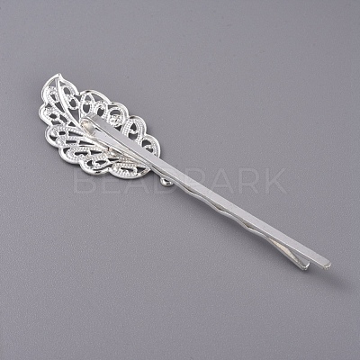 Hair Accessories Iron Hair Bobby Pin Findings IFIN-L035-02S-1