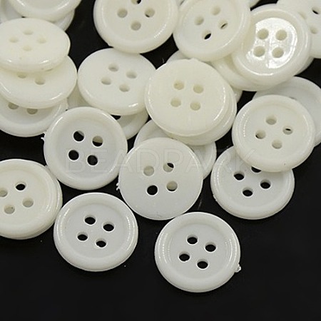 Acrylic Sewing Buttons X-BUTT-E076-A-01-1
