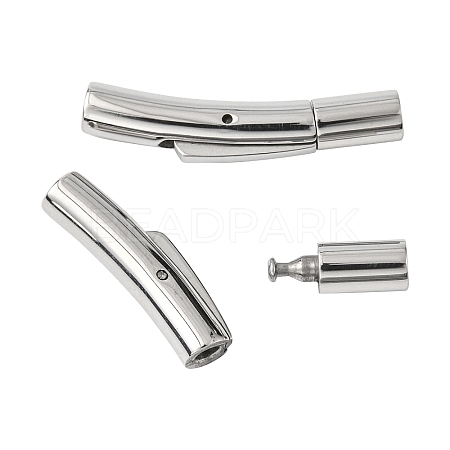 Tarnish Resistant 316 Surgical Stainless Steel Bayonet Clasps X-STAS-I013-3mm-1