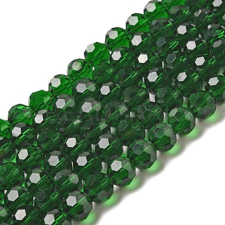 Transparent Glass Beads X-EGLA-A035-T10mm-D10-1