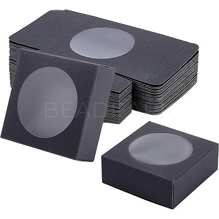 Foldable Kraft Paper Boxes CON-WH0068-63C-1