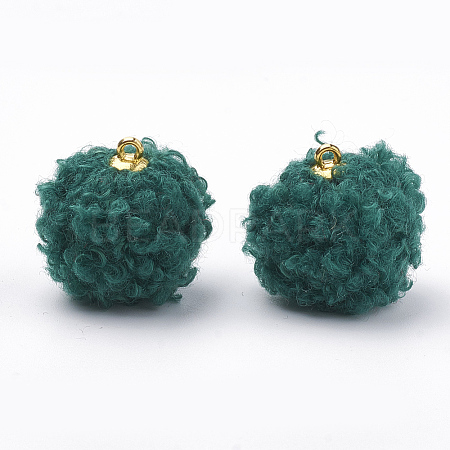 Handmade Cloth Fabric Covered Pendants LS-WOVE-N006-16E-1