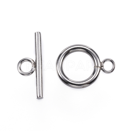 304 Stainless Steel Toggle Clasps STAS-E147-33P-1